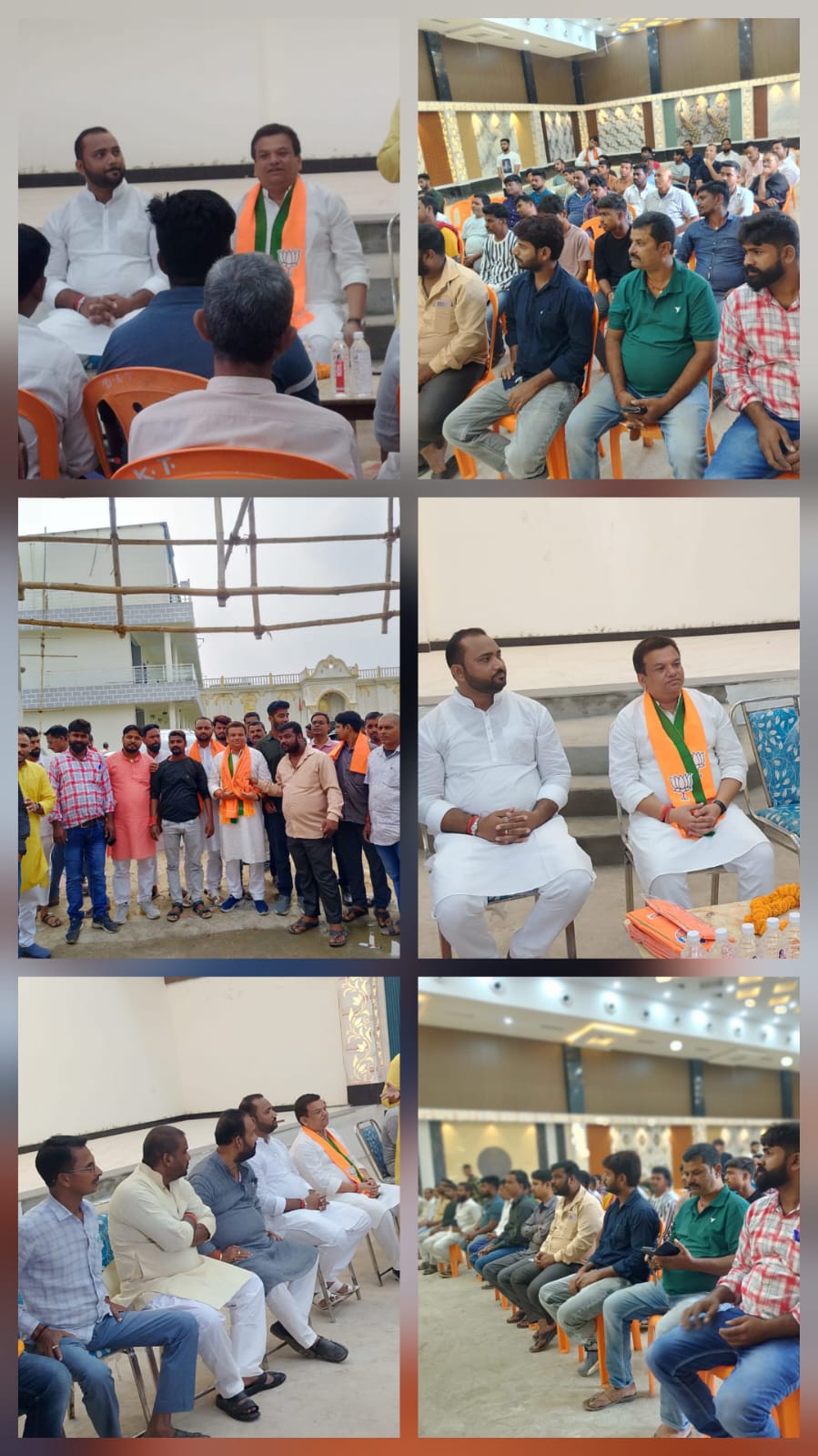 औरंगाबाद विधानसभा क्षेत्र में मंडप रिजॉर्ट क्षत्रिय नगर में बैठक