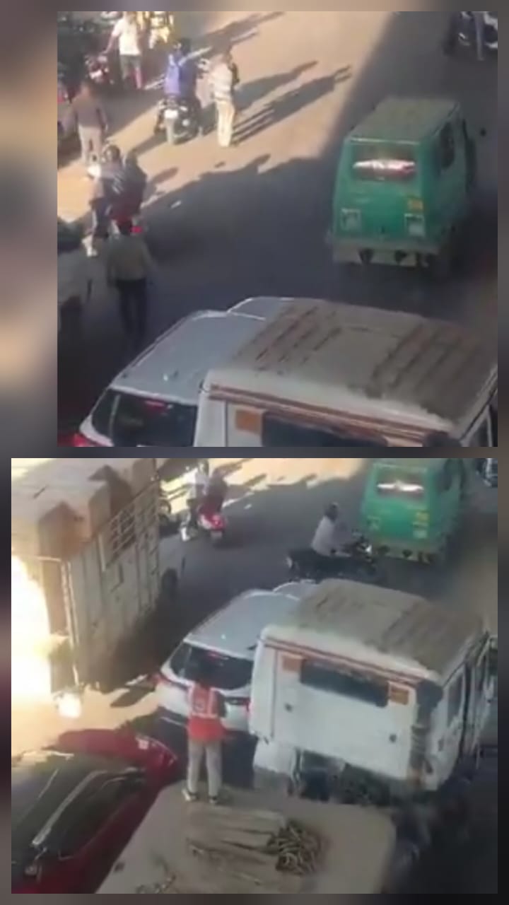 बंथरा कस्बा क्षेत्र में एक कार चालक ने ऑटो चालक से झगड़े के बाद तीन लोगों को रौंद दिया