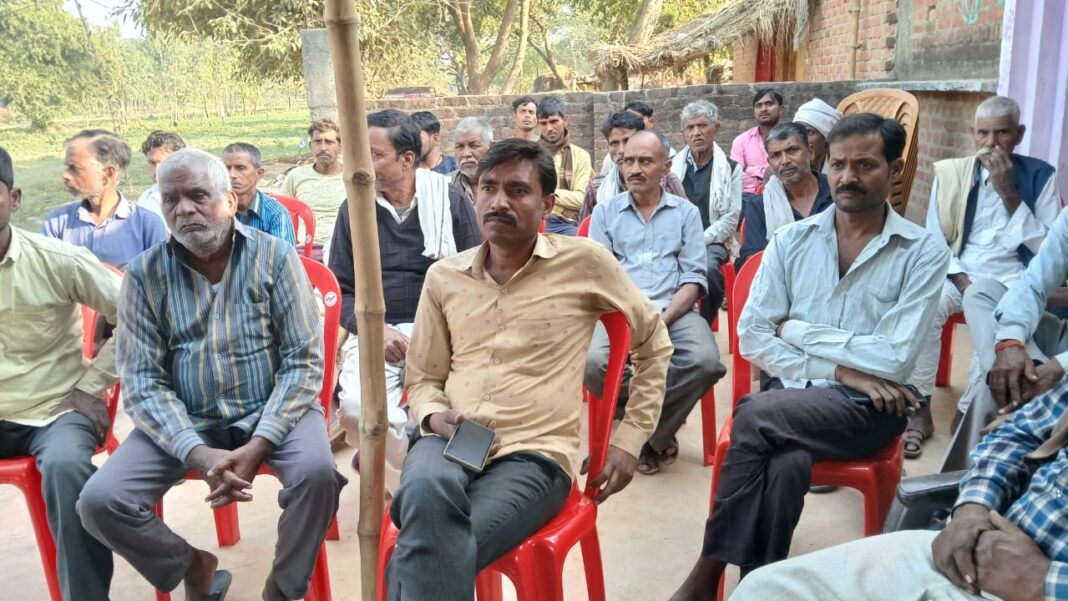 विधानसभा शाहाबाद के सेक्टर गुटका मऊ के बूथ मेंहदीपुर में समीक्षा बैठक